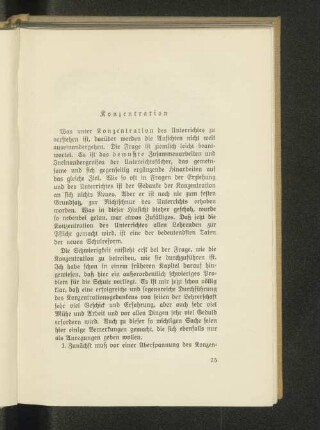 Konzentration