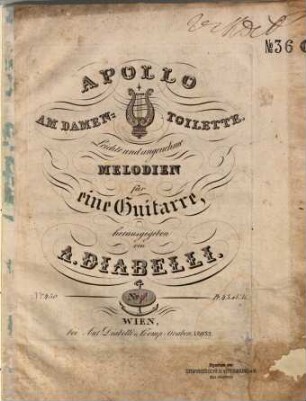 Apollo am Damen-Toilette : leichte und angenehme Melodien ; für eine Guitarre, 9. Favorit-Melodien aus der Oper: La dame blanche