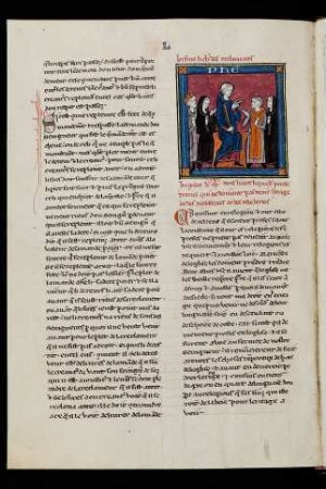Miniature dans encadrement: Les différents ordres religieux