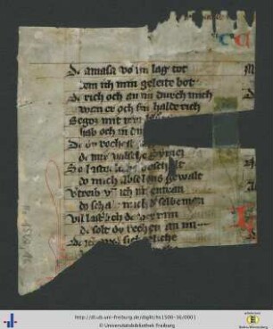 Weltchronik, Fragment