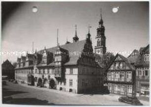 Celle, Rathaus und Stadtkirche St. Marien