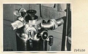 Elektronenmikroskop Zusammenbau, Bild 15; Foto 1954