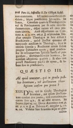 206-211, Quaestio III. Ad quid teneatur, qui in gradu publico Licentiam...