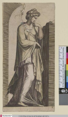 [Sibylle in einer zerstörten Nische; Sibyl]