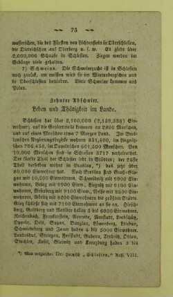 Zehnter Abschnitt. Leben und Thätigkeit im Lande