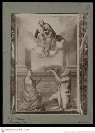 Madonna erscheint der heiligen Katharina von Alexandrien und dem heiligen Hieronymus