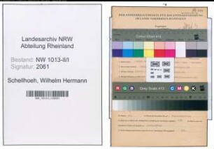 Entnazifizierung Wilhelm Hermann Schellhoeh , geb. 08.07.1897 (Kaufmaennischer Angestellter)