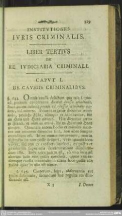 Liber Tertius De Re Iudiciaria Criminali