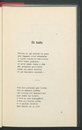 El baile