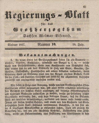 Nr. 10 : 29. Juli 1837