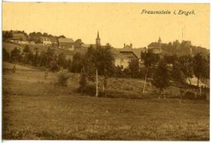 Frauenstein. Blick auf Frauenstein