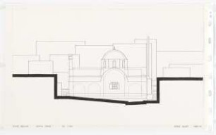 Kirchen auf Ios: Kirche, Agios Wassilis, Ansicht 1:50