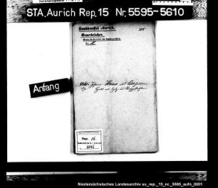 Hausierkonzessionen und -gesuche: Johanne Heine aus Bilshausen, Handel mit Holz- und Strohgeflechten