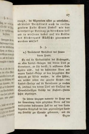 §3 Verändertes Verhältnis des steuerbaren Fonds