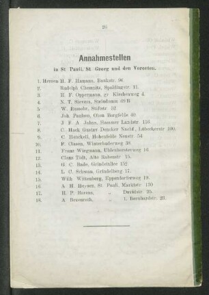 Annahmestellen