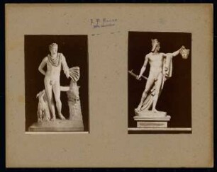 Vatikanische Museen (Apostolischer Palast), Rom: Antikensammlung, Statuen des Meleager und des triumphierenden Perseus (Antonio Canova)
