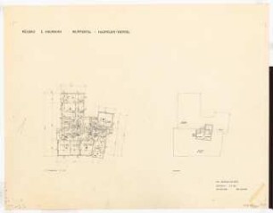 Wohnhäuser Haspeler Viertel, Wuppertal: Grundriss 1.-7. OG und Dachaufbau, 1:100