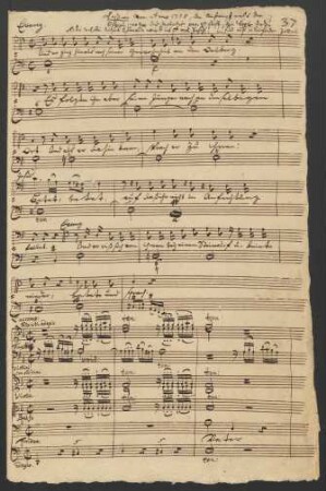 15. [Recitativo] (Ev., Jesus): Und er ging hinaus, nach seiner Gewohnheit