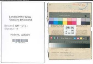 Entnazifizierung Wilhelm Reerink , geb. 09.09.1895 (Betriebsfuehrer)