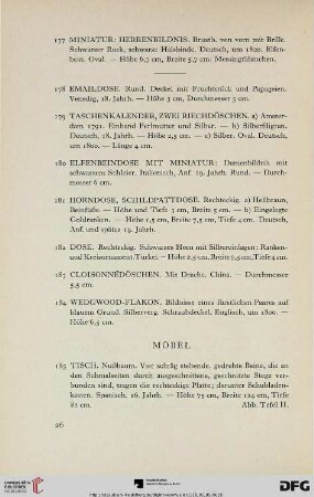 Möbel (Nr. 185-260)