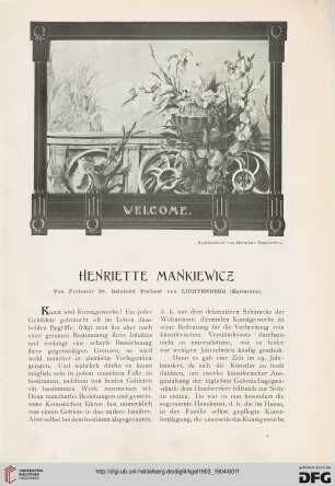Henriette Mankiewicz
