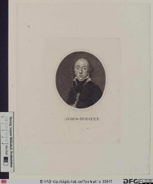 Bildnis Jean-Baptiste-Annibal Aubert-Dubayet (du Bayet)