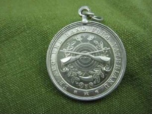 Schützenmedaille: Erinnerung an das XII. Harzer Bundesschiessen 1897