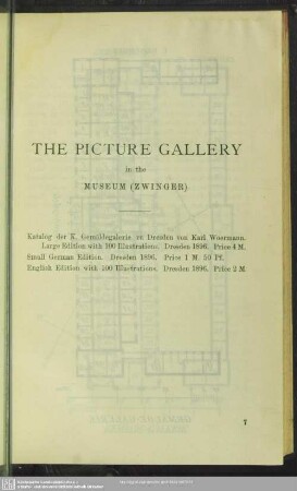 The Picture Gallery in the Museum (Zwinger)