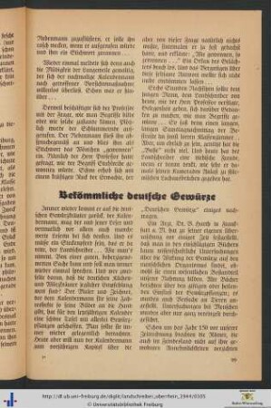 Bekömmliche deutsche Gewürze.