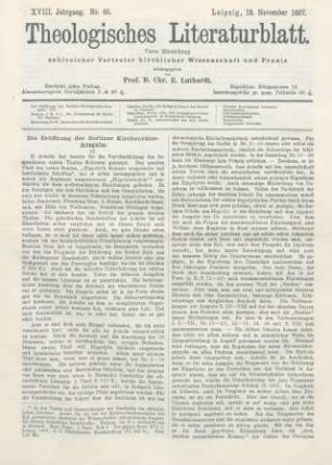 545-548 Die Eröffnung der Berliner Kirchenväter-Ausgabe