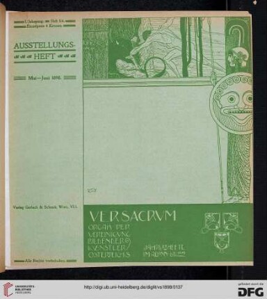 Heft 5/6 (Mai/Juni 1898)