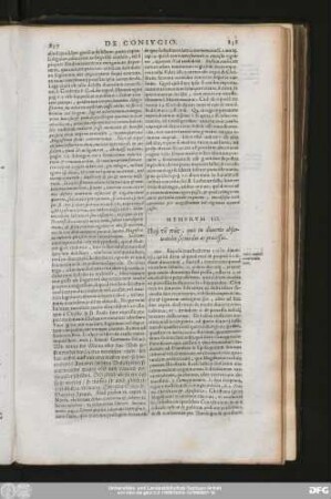 Membrum III. [...], quis in divortio observandus sit modus ac processus.
