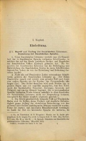 Grundriss der Geschichte der französischen Litteratur von ihren Anfängen bis zur Gegenwart