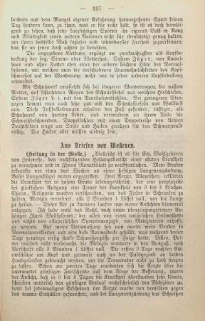 Aus Briefen von Wollenen.