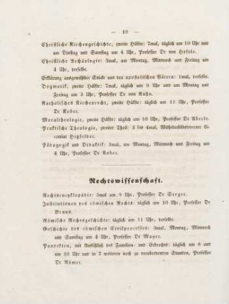10-12, Rechtswissenschaft