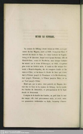 Henri Le Superbe