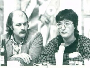 IFF 1984. Bertram Verhaag, Gaby Sikorski. Bundesdeutscher Kinderfilm. Diskussionsleitung