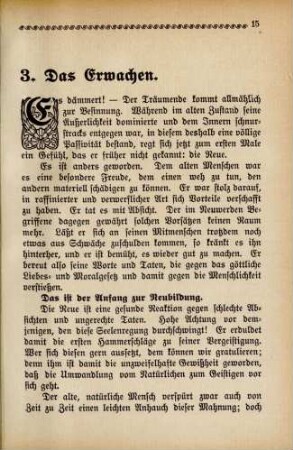 3. Das Erwachen