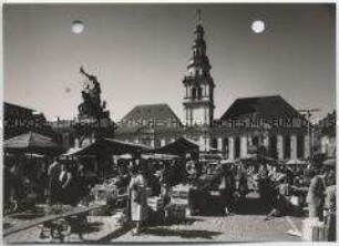 Mannheim, Altes Rathaus und Markt