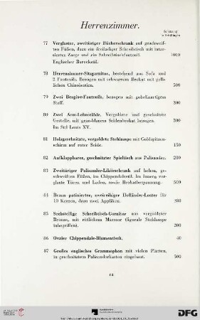 Herrenzimmer (Nr. 77-112)