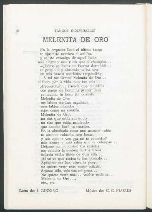 Melenita de oro