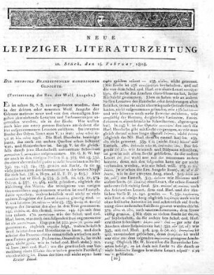 [Fortsetzung:] Homeri et Homeridarum Reliquiae. Ex recensione Frid. Aug. Wolfii. --- Mit dem innern Titel: Homeri Ilias. Ex veterum Criticorum notationibus, optimorumque exemplarium fide novis curis recensita. Pars I. XCVI. u. 421 S. Pars II. 444 S. Lipsiae ap. bibliop. G. J. Göschen 1804. Homeri Odyssea recensita. Pars I. 352 S. Pars II. Ingleichen [...] Homeri et Homeridarum Reliquiae: Batrachomyomachia, Hymni sive Prooemia, Epigrammata, ceteraque Fragmenta Homerico nomini olim adscripta; zusammen 536 S. kl. 8. Lipsiae ap. Göschen 1807. - Vier Bände, in verschiedenen Drucken, auch mit Kupf. Druckpap.