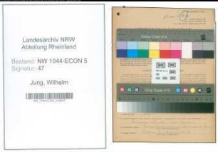 Entnazifizierung Wilhelm Jung , geb. 23.12.1904 (Kaufmann)