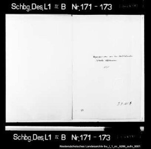 Verzeichnis der von Amtsbedienten besamten Ländereien