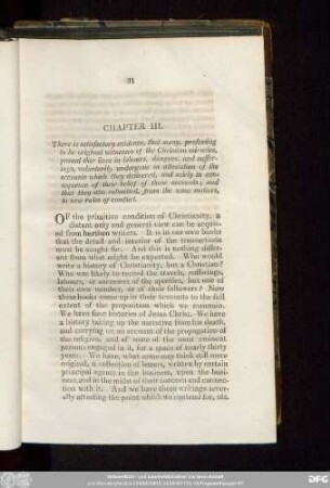 Chapter III. [Indirect evidence of the sufferings of the first propagators of Christianity, from the Scriptures, and other ancient Christian writings]