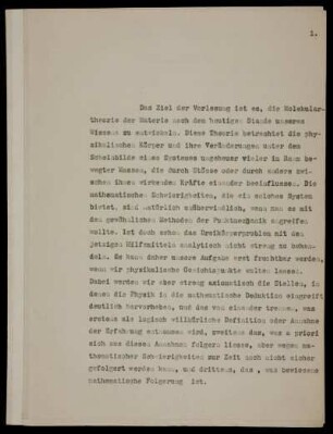 Ziel der Vorlesung