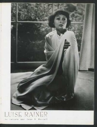 Luise Rainer - su retrato por Jean E. Hurrell