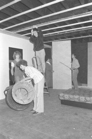 Umbau- und Renovierungsarbeiten beim Sandkorn-Theater