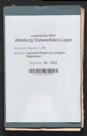 Alte Poststraße in Rischenau über Niese nach Falkenflucht