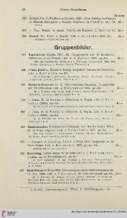 Gruppenbilder (Nr. 585-593)